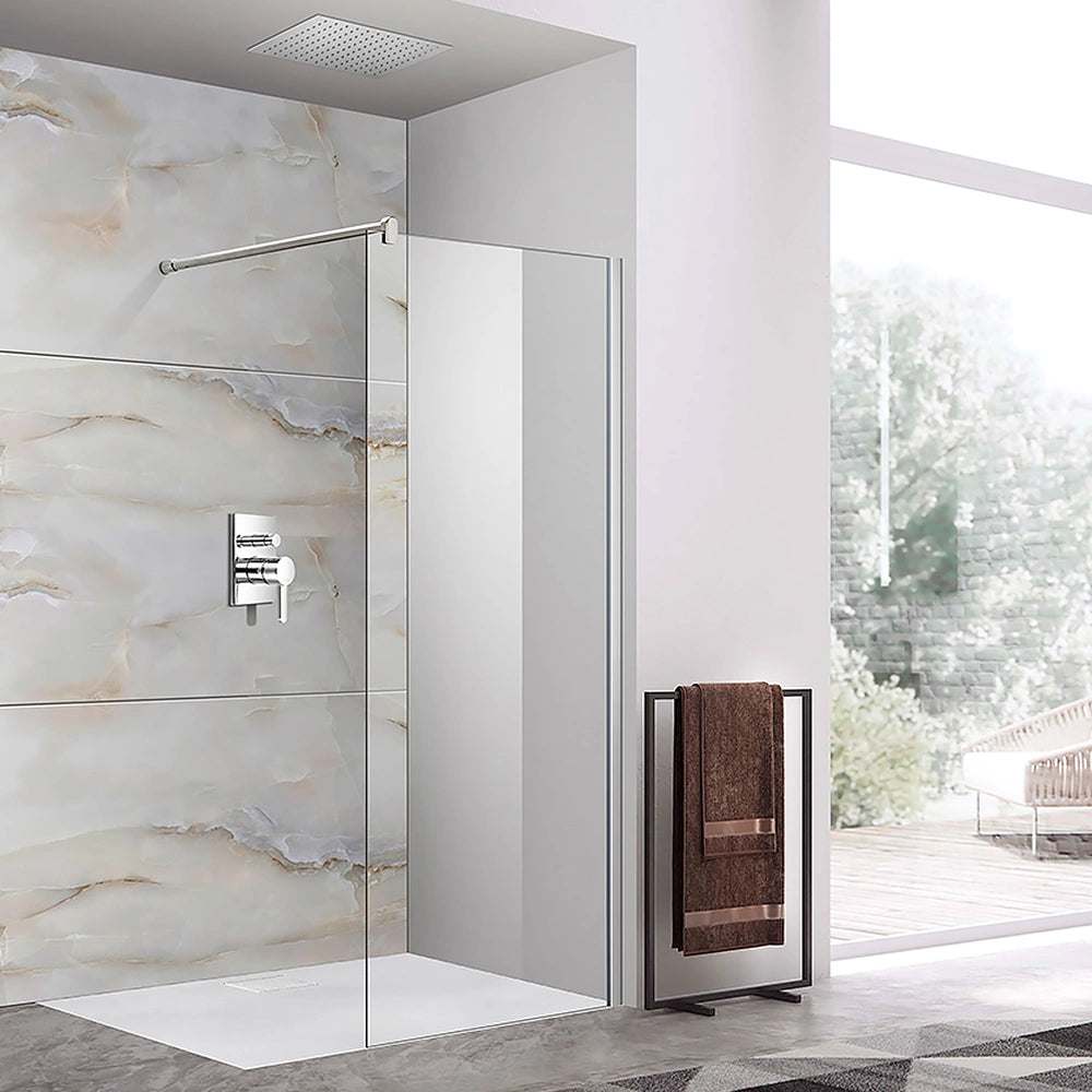 Parete Doccia Walk-In Vetro 8 MM Temperato Anticalcare