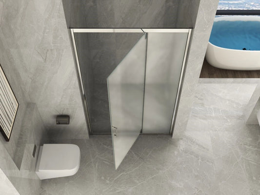 Box Porta Doccia 6MM Apertura Semi Battente Pivot Interno o Esterno